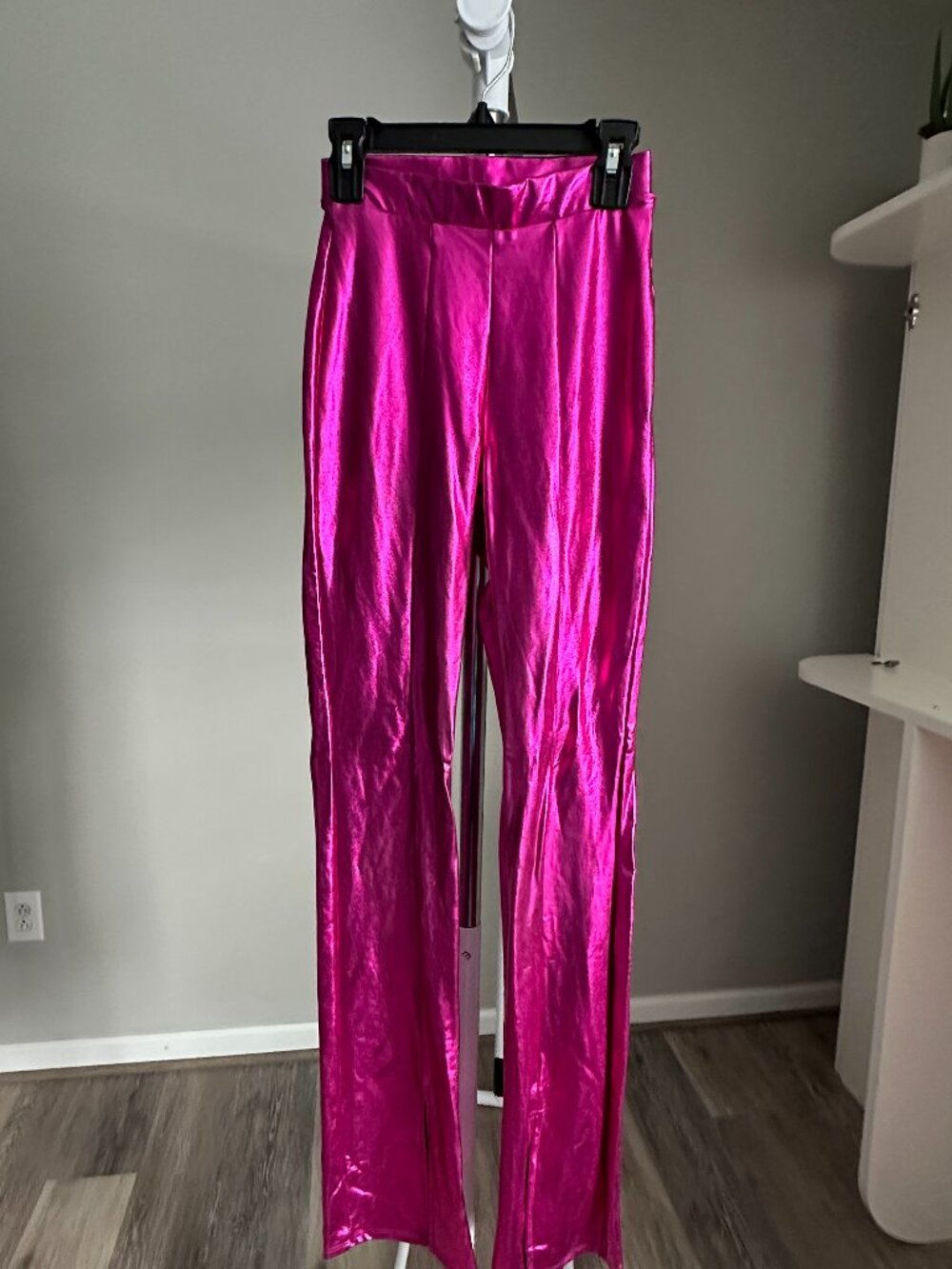 Shiny Fuschia Pants